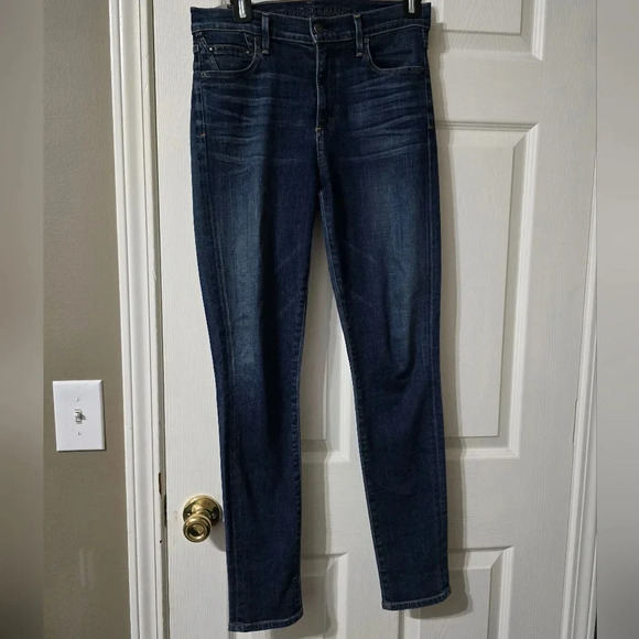 Citizens of Humanity Rocket High Rise Skinny Jeans, Dark Wash, Stretch, EUC! - Picture 2 of 14
